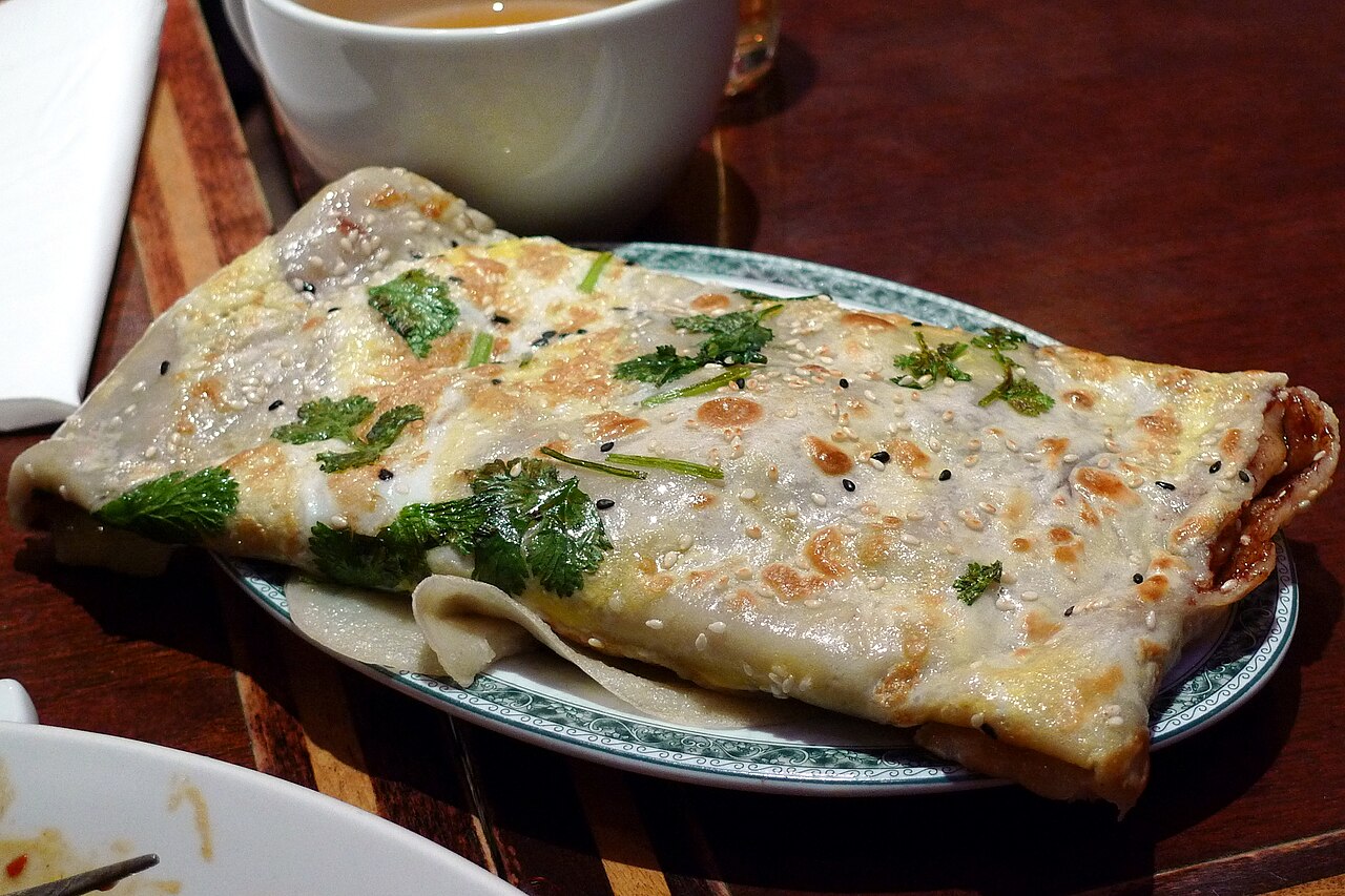 Pork and Cabbage Zabing (Crispy Flatbread)